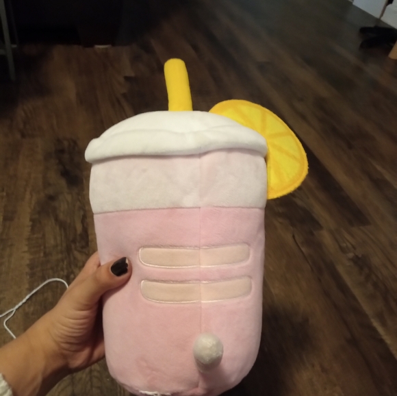 NEW PUSHEEN Sips Pink Lemonade Plush - Picture 5 of 5